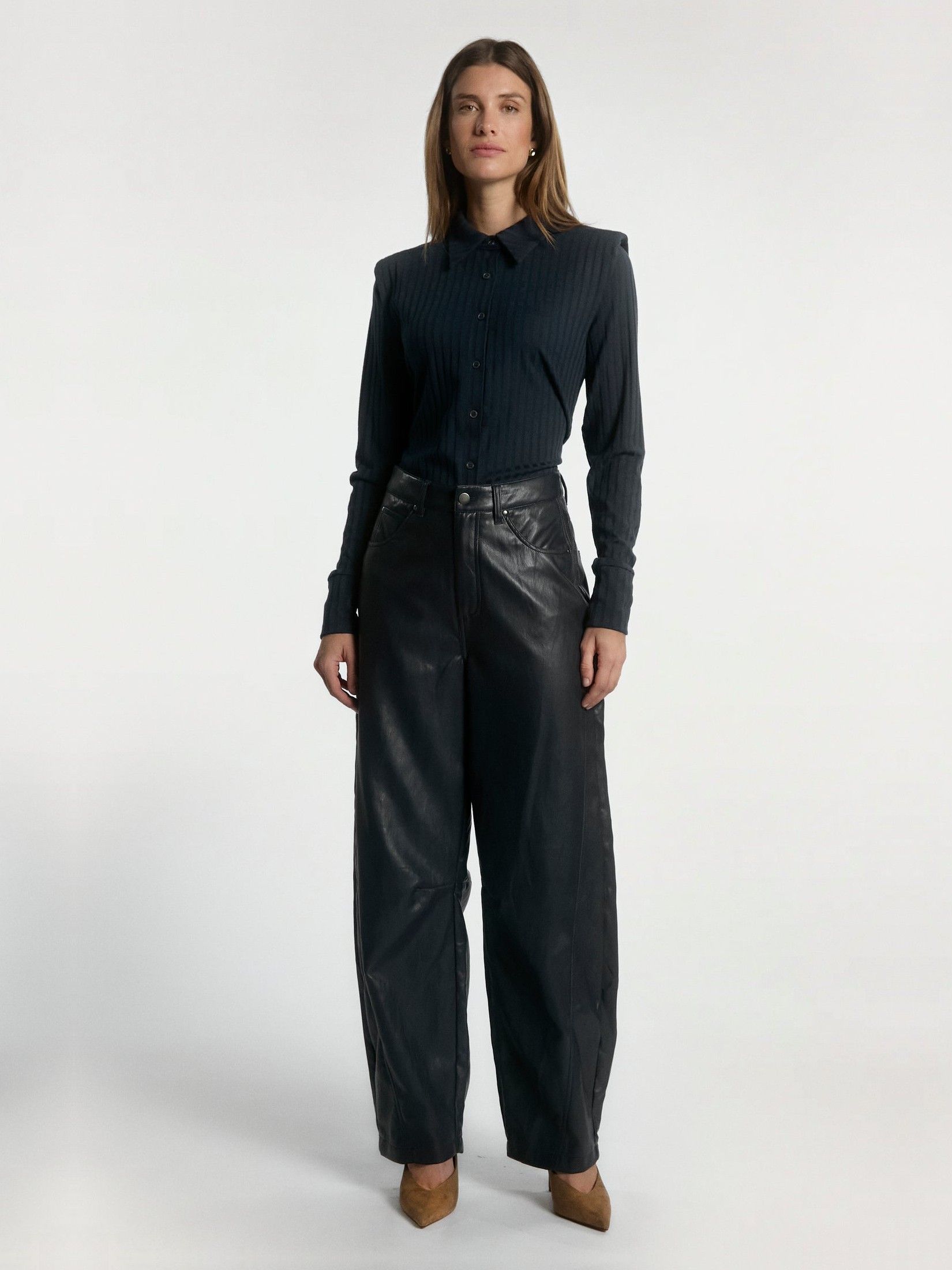 AAIKO - BROEK - Blauw