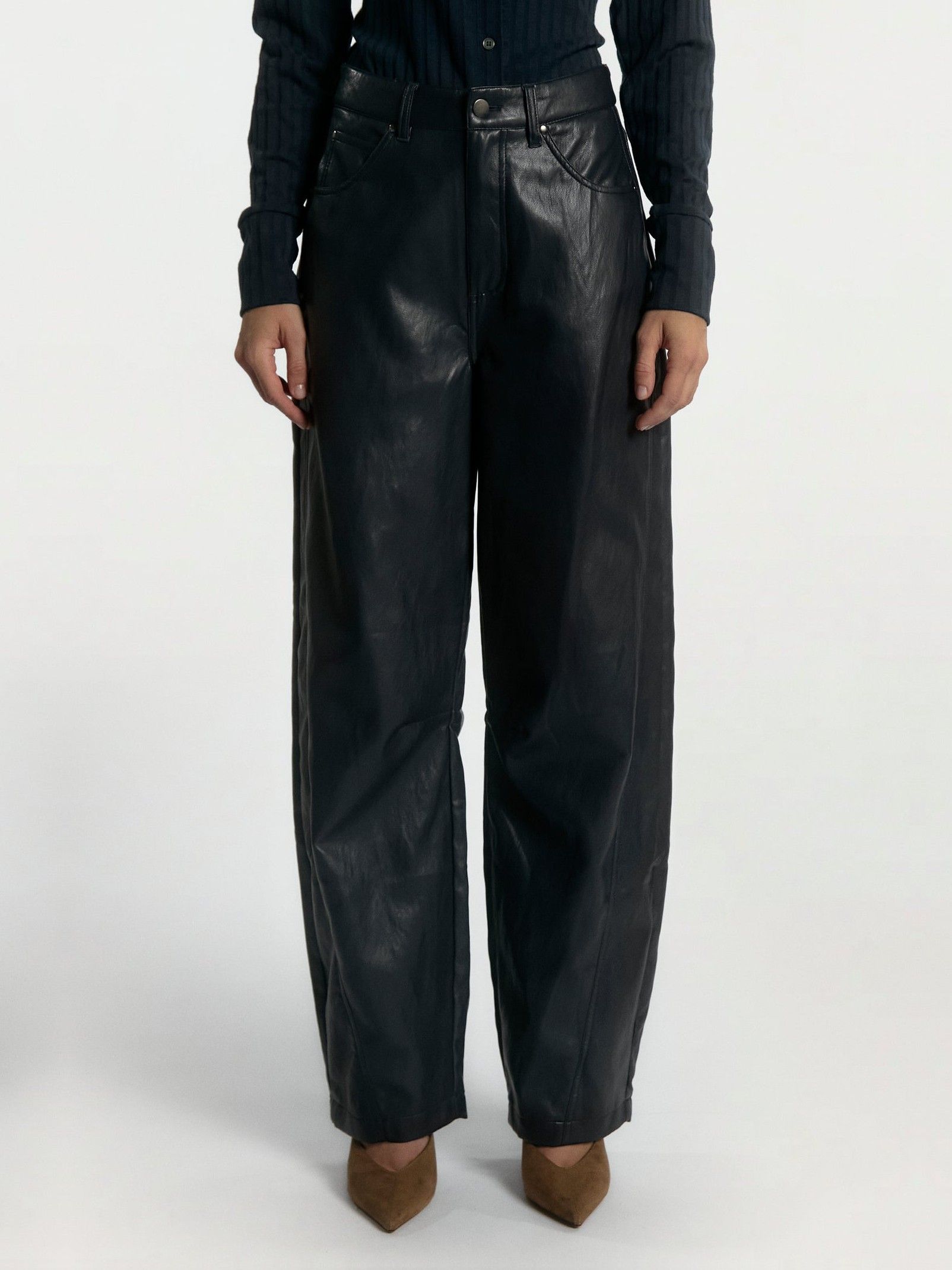 AAIKO - BROEK - Blauw