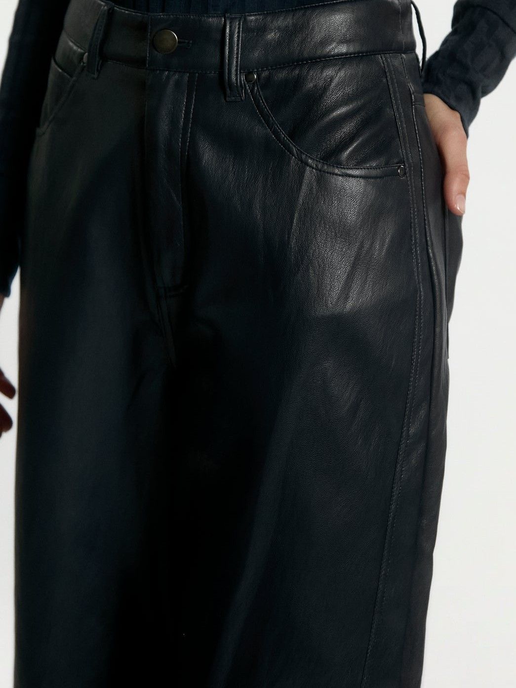 AAIKO - BROEK - Blauw