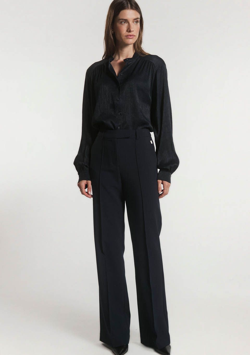 AAIKO - BROEK - Blauw
