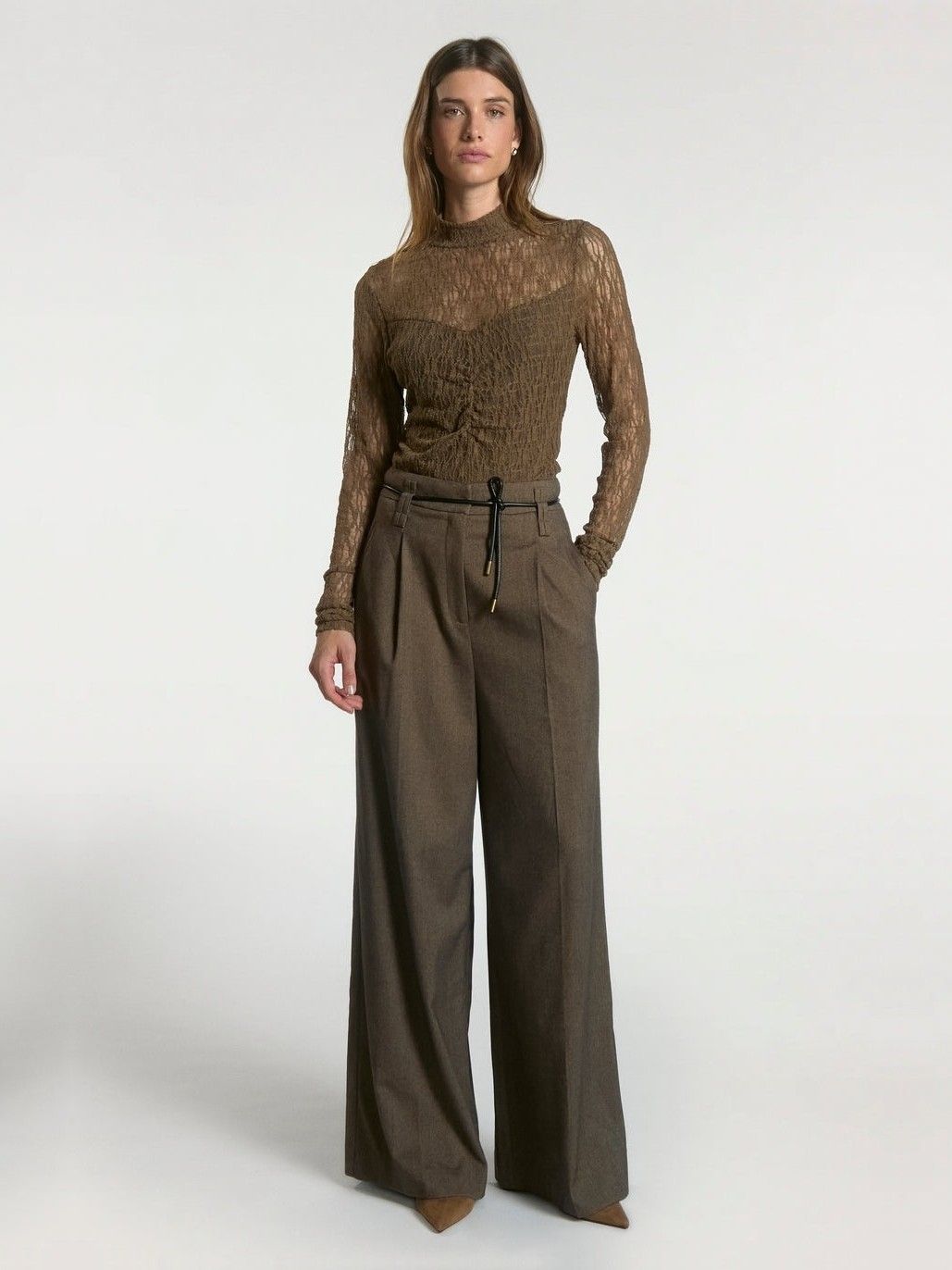 AAIKO - BROEK - Bruin