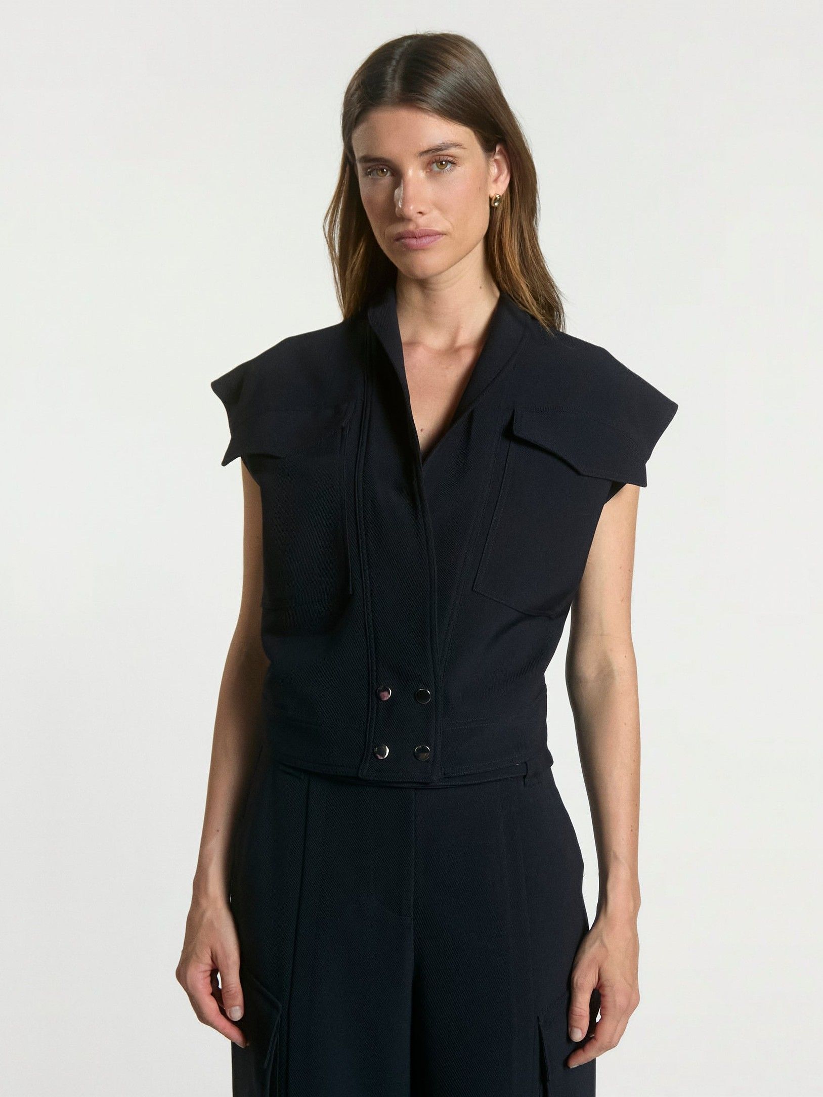 AAIKO - GILET - Blauw