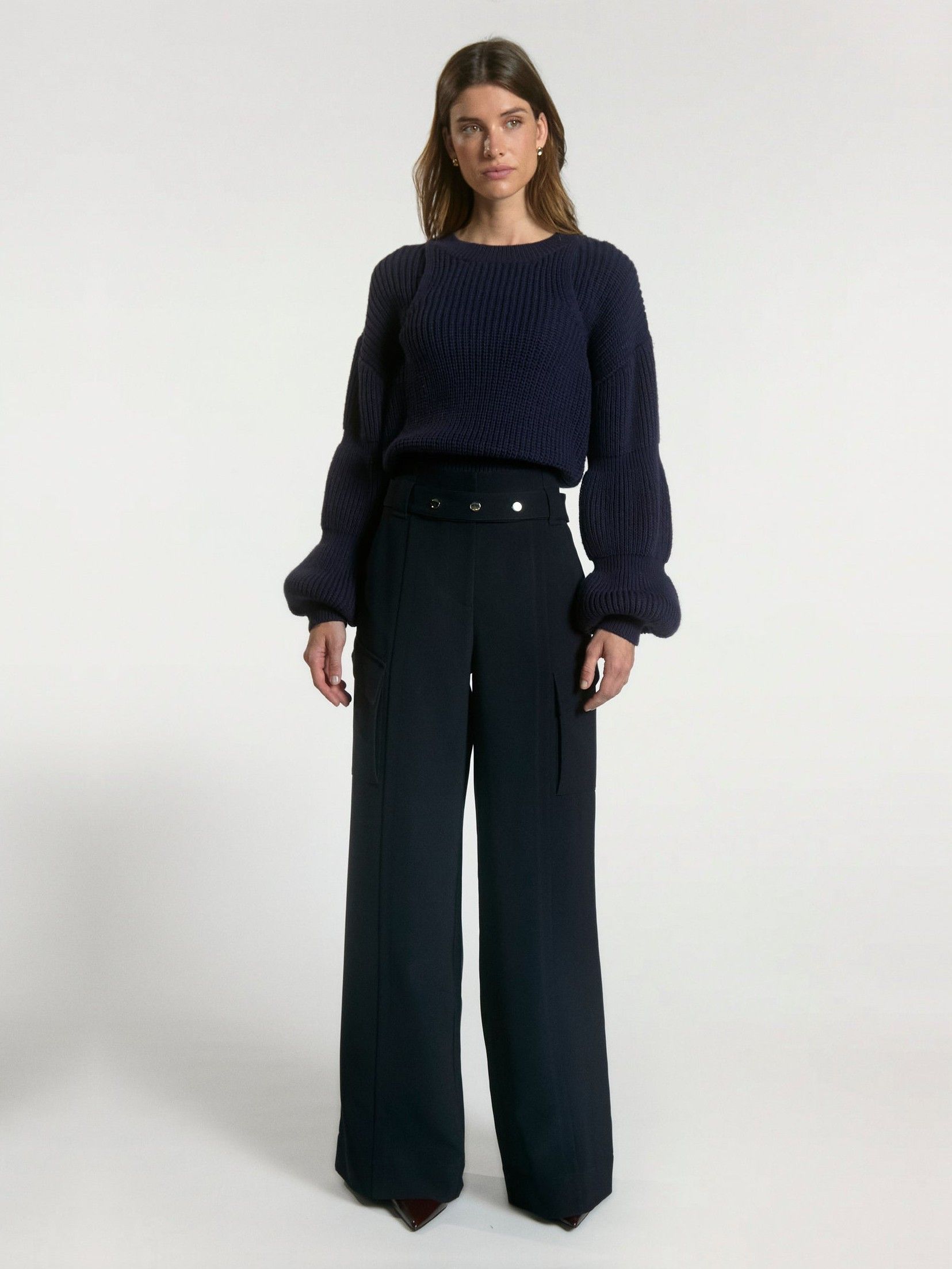 AAIKO - BROEK - Blauw
