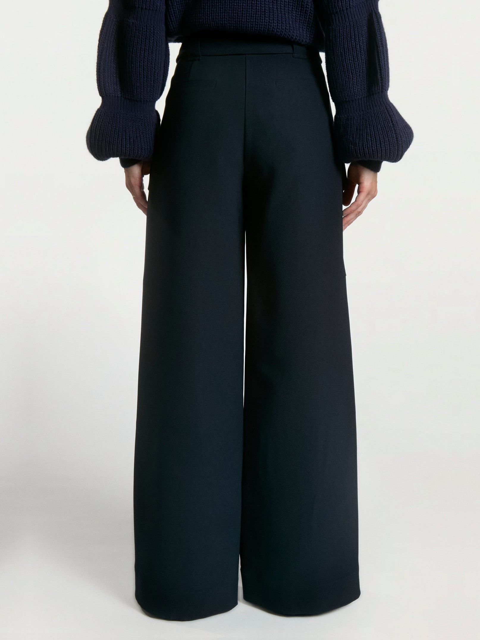 AAIKO - BROEK - Blauw