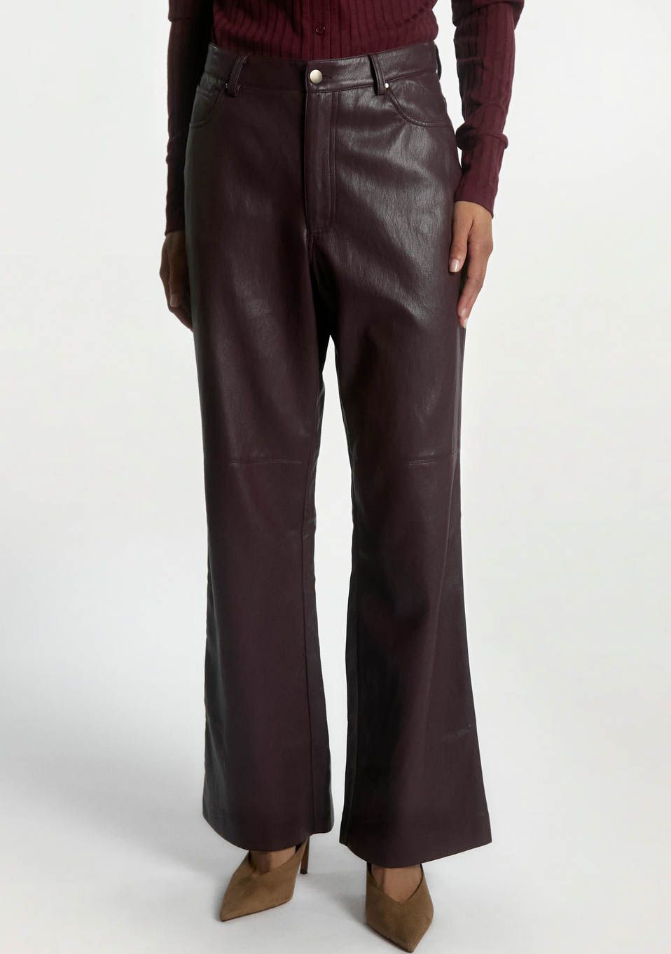 AAIKO - BROEK - Paars