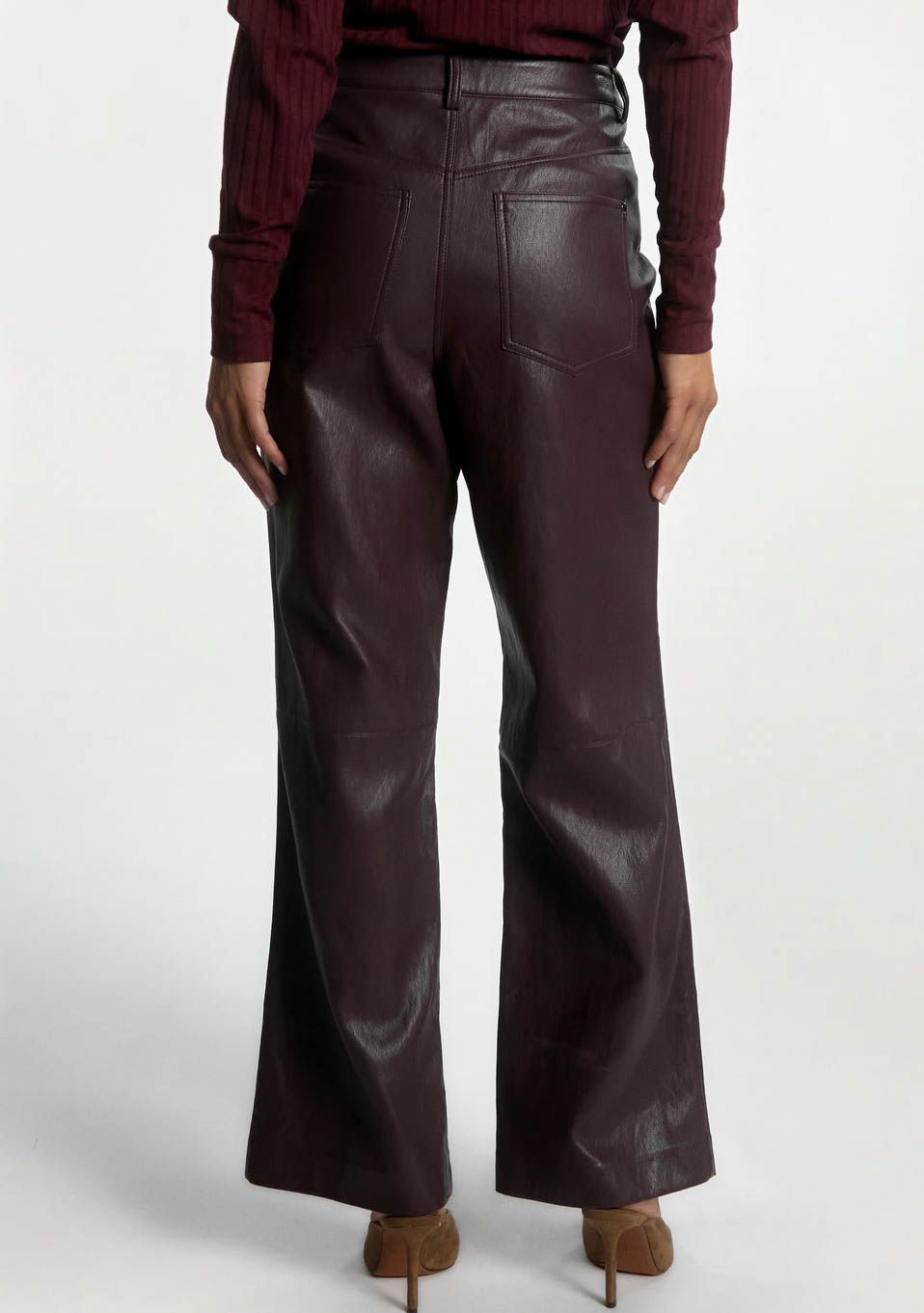 AAIKO - BROEK - Paars