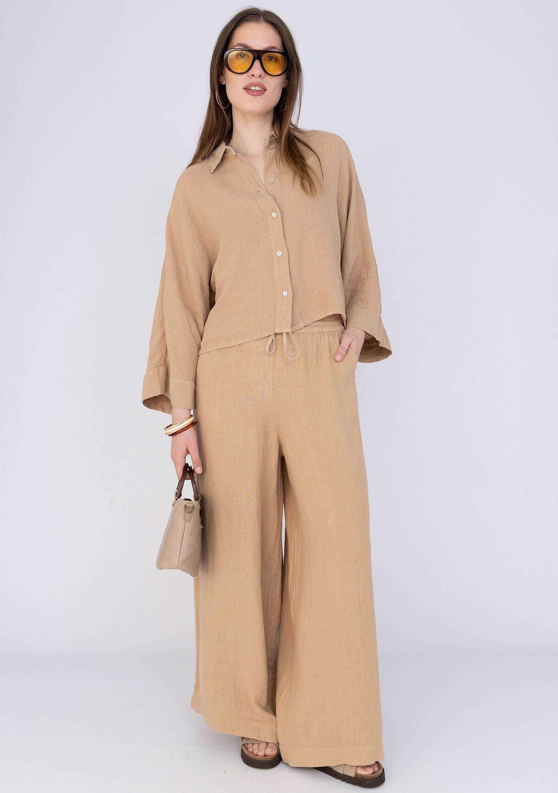 ANNA VAN TOOR - BROEK - Beige