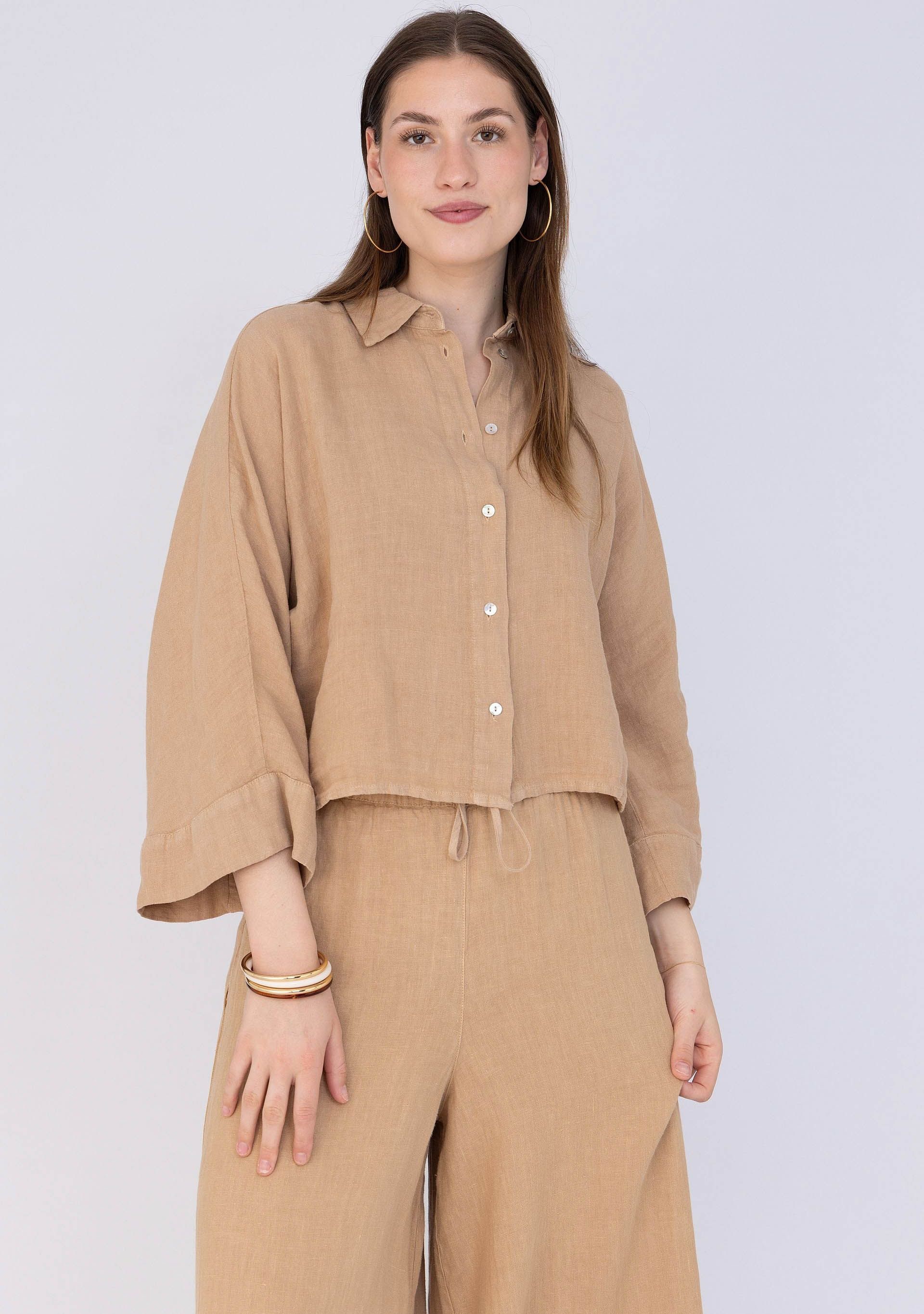 ANNA VAN TOOR - BLOUSE - Beige