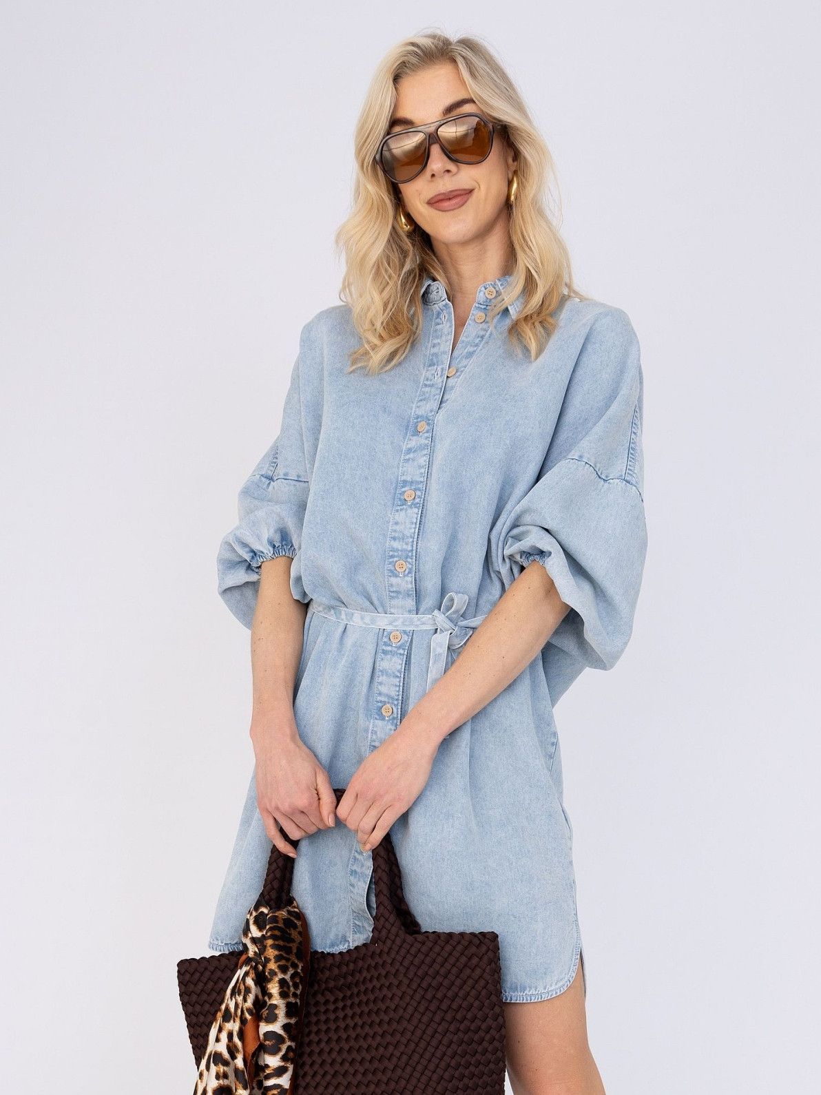 ANNA VAN TOOR - JURK - Blauw