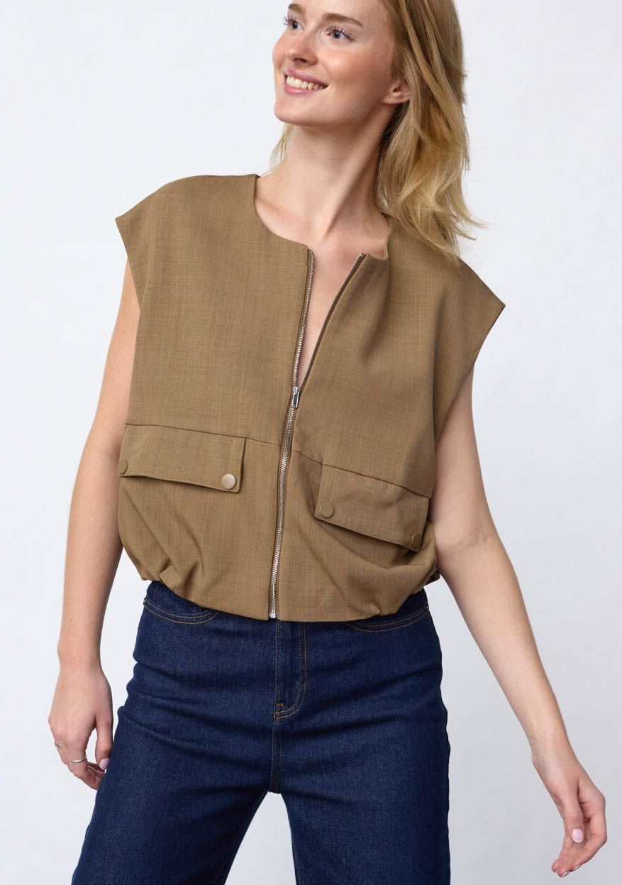 SISTERS POINT - GILET - Bruin