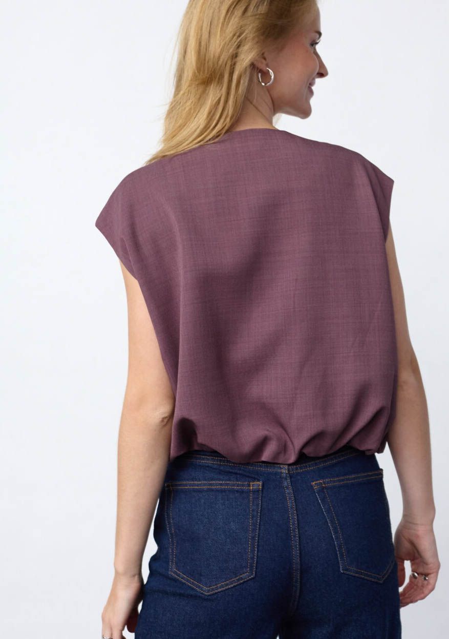 SISTERS POINT - GILET - Paars