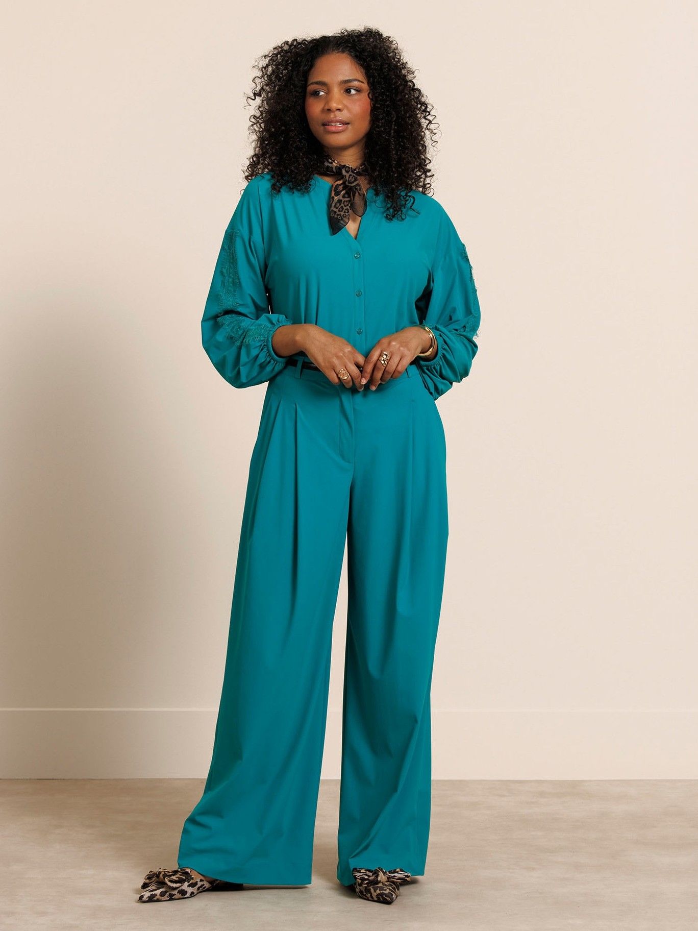 STUDIO ANNELOES - BLOUSE - Groen