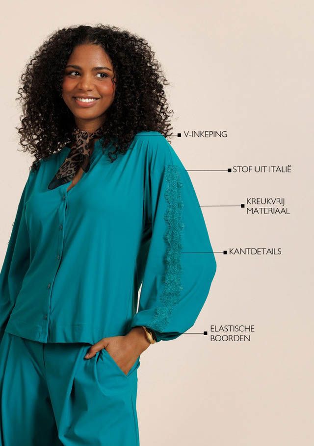 STUDIO ANNELOES - BLOUSE - Groen