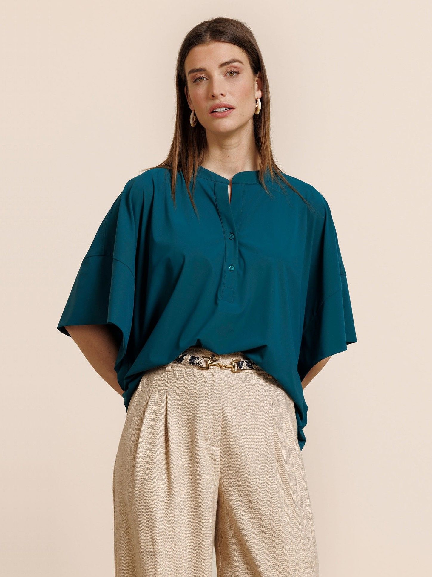 STUDIO ANNELOES - BLOUSE - Groen