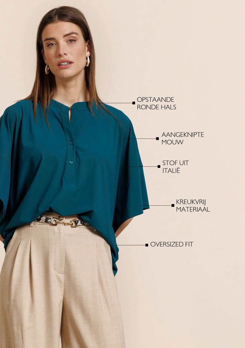 STUDIO ANNELOES - BLOUSE - Groen