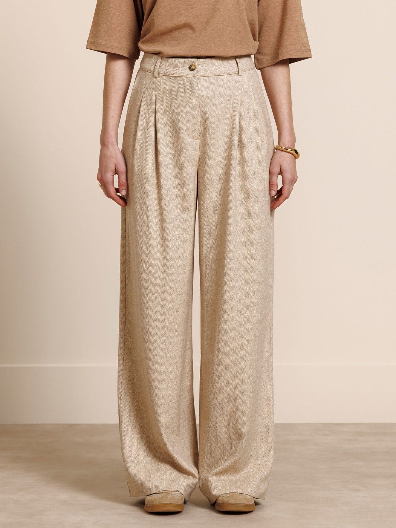 STUDIO ANNELOES - BROEK - Beige