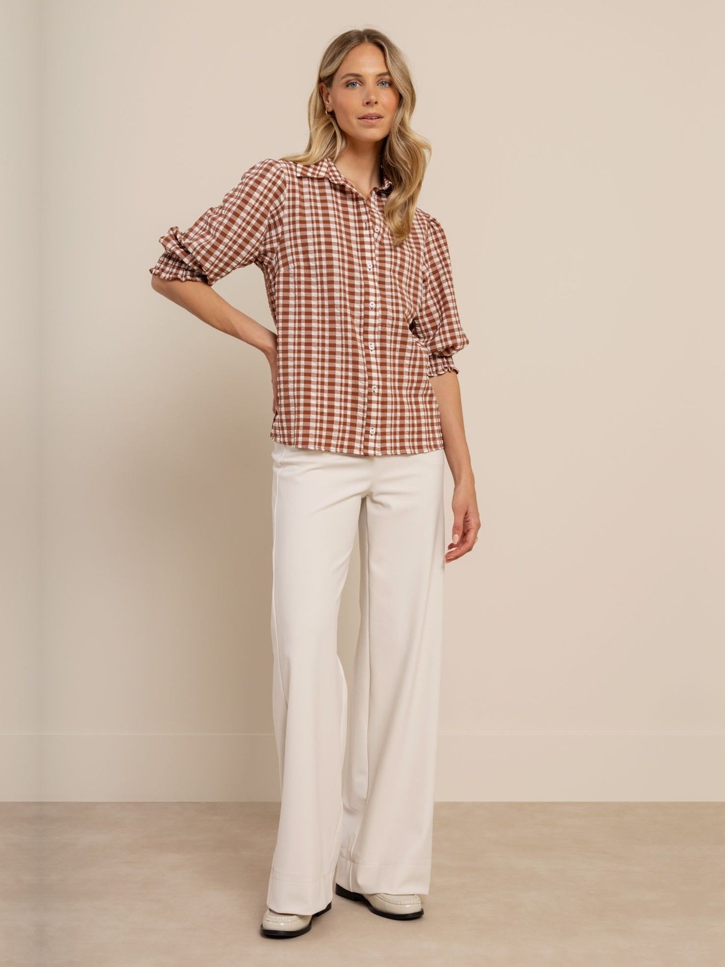 STUDIO ANNELOES - BLOUSE - Bruin