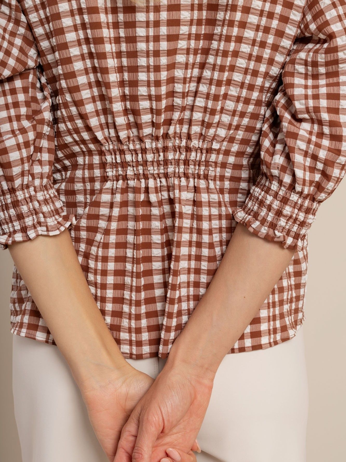 STUDIO ANNELOES - BLOUSE - Bruin
