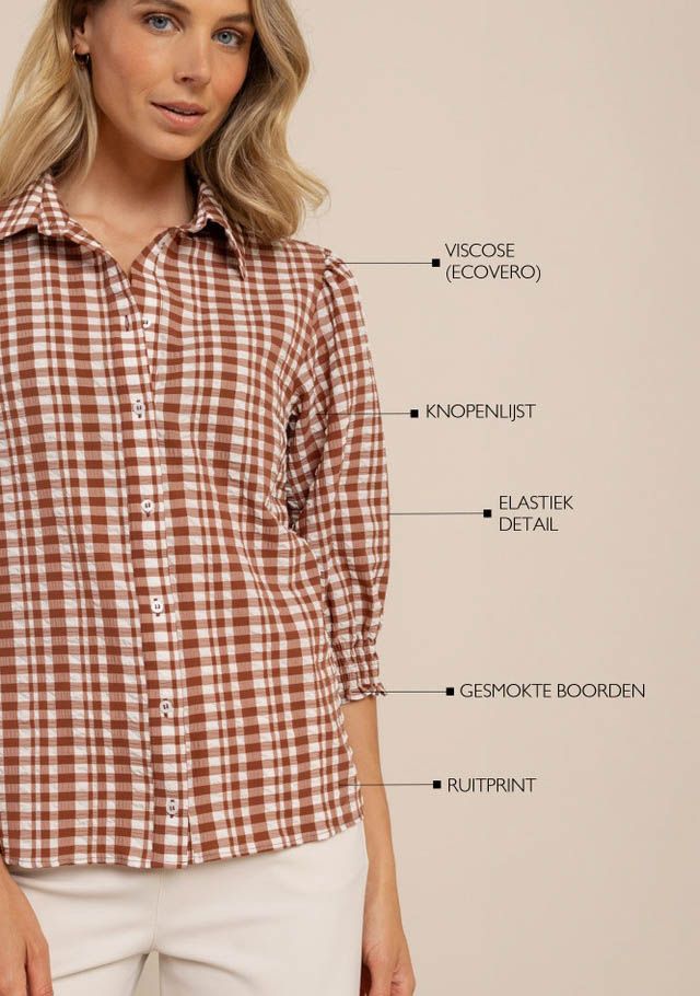 STUDIO ANNELOES - BLOUSE - Bruin