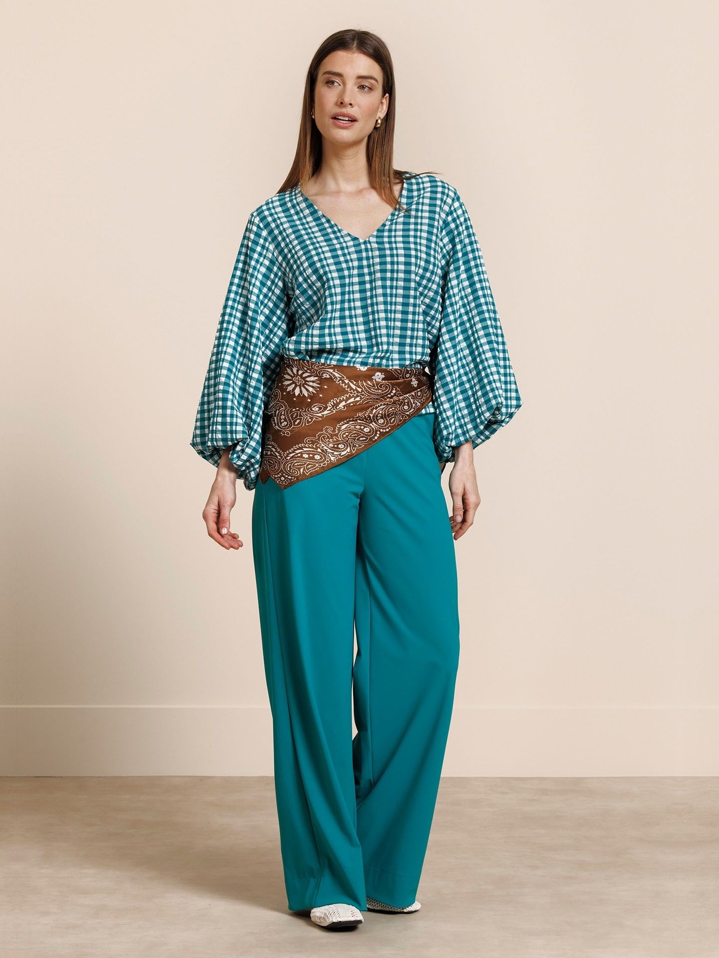 STUDIO ANNELOES - BLOUSE - Groen