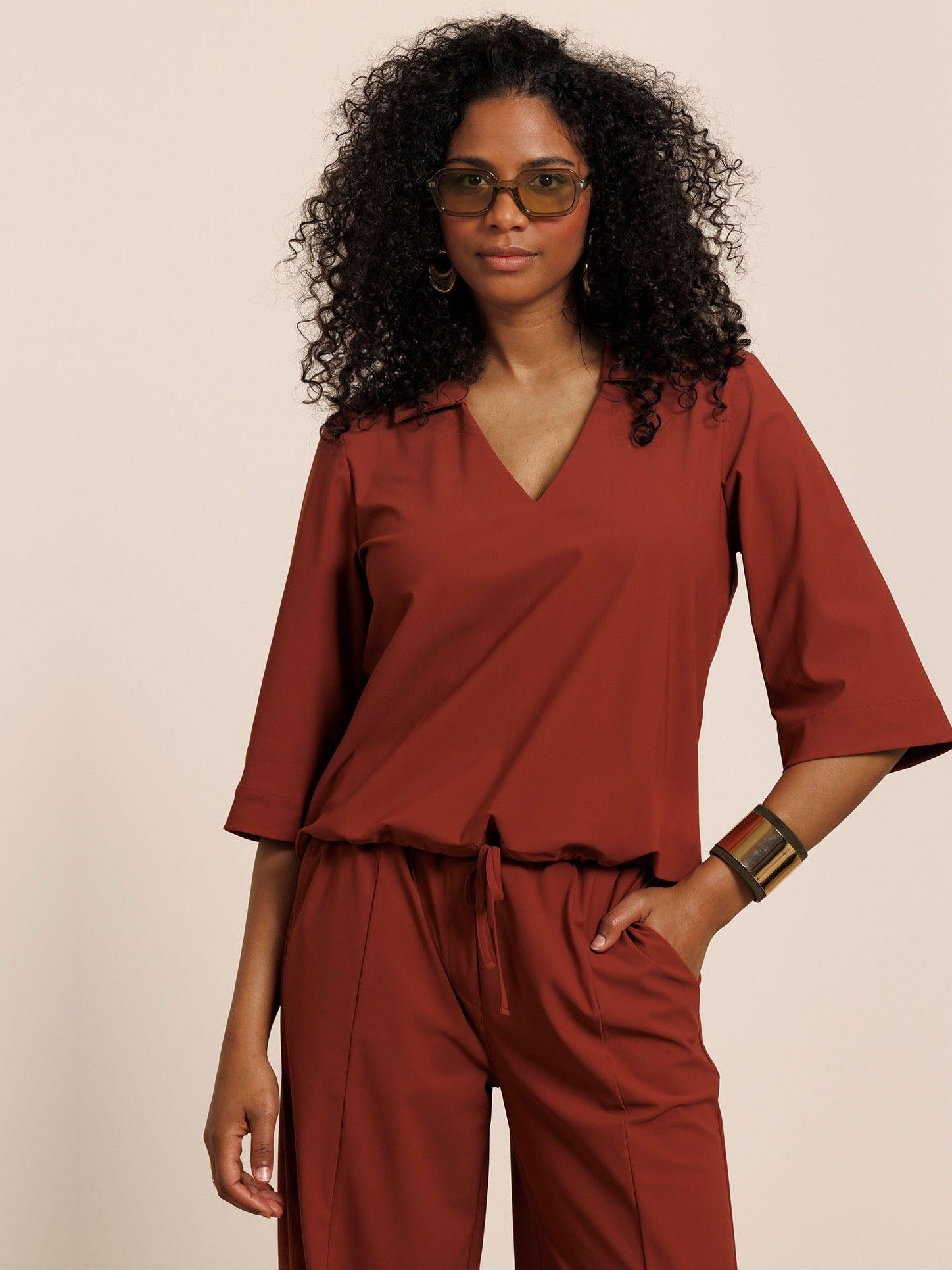 STUDIO ANNELOES - SHIRT - Bruin