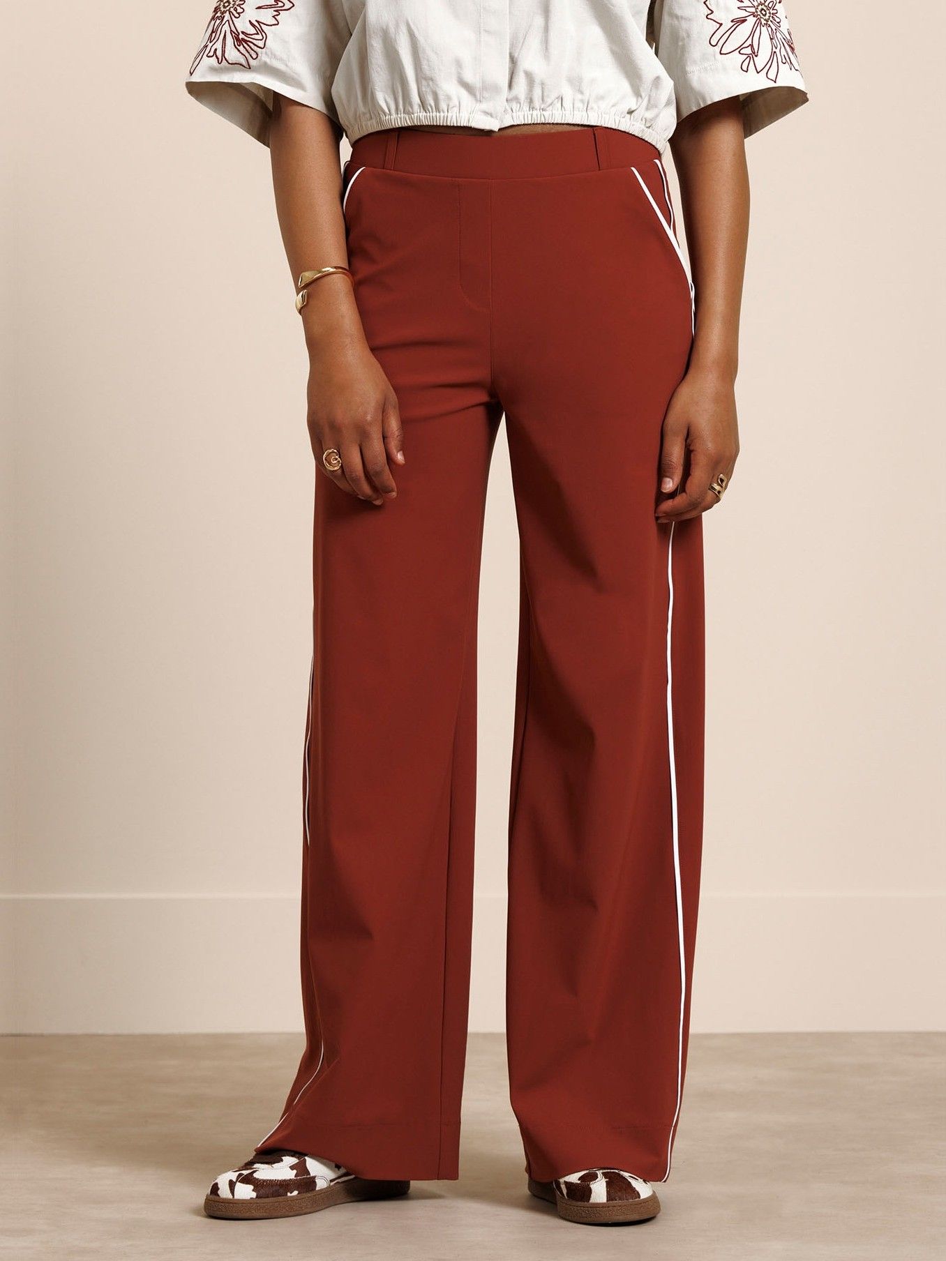 STUDIO ANNELOES - BROEK - Bruin