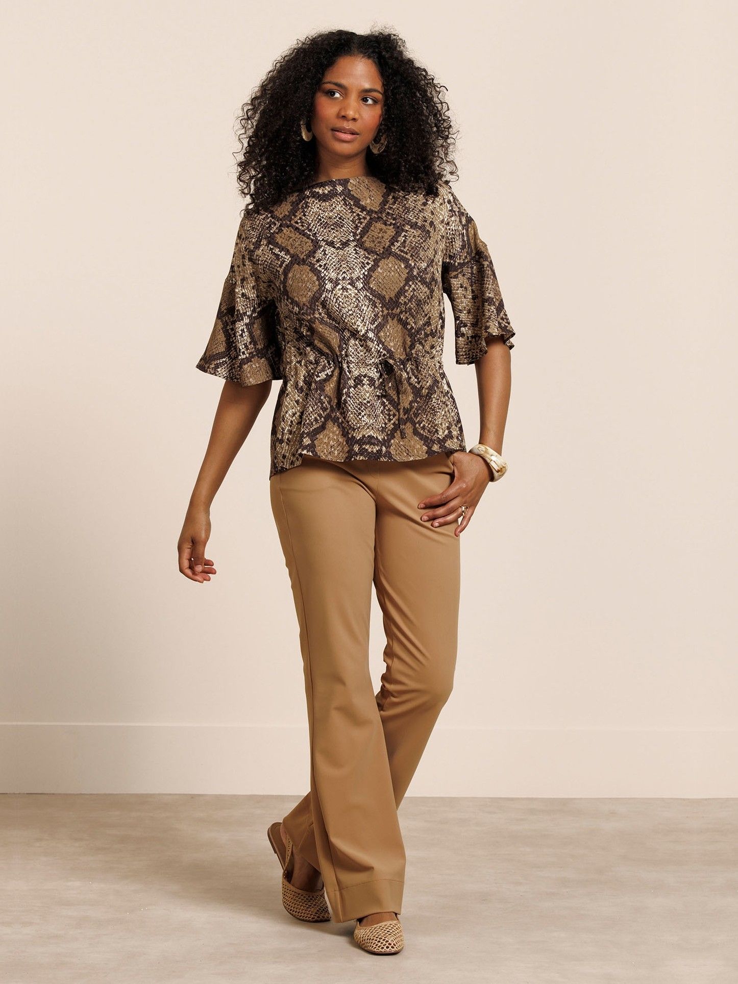 STUDIO ANNELOES - BROEK - Beige