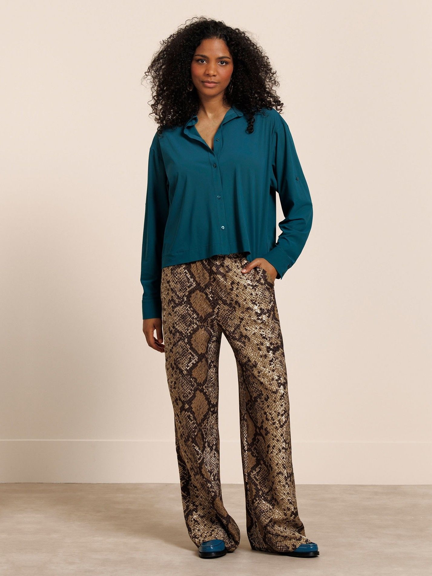 STUDIO ANNELOES - BLOUSE - Groen
