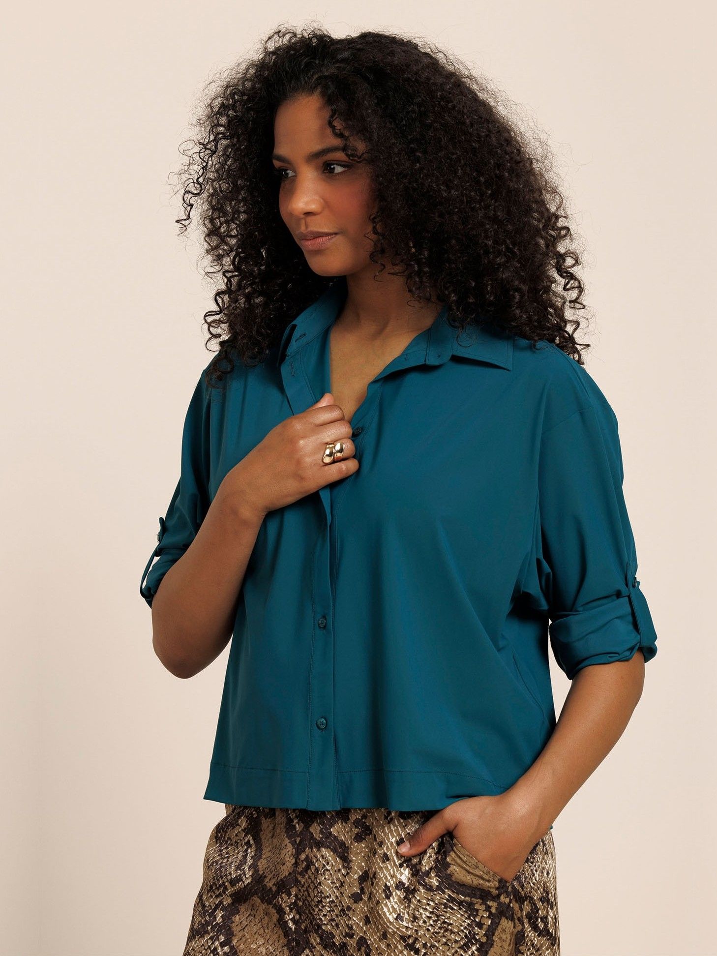 STUDIO ANNELOES - BLOUSE - Groen