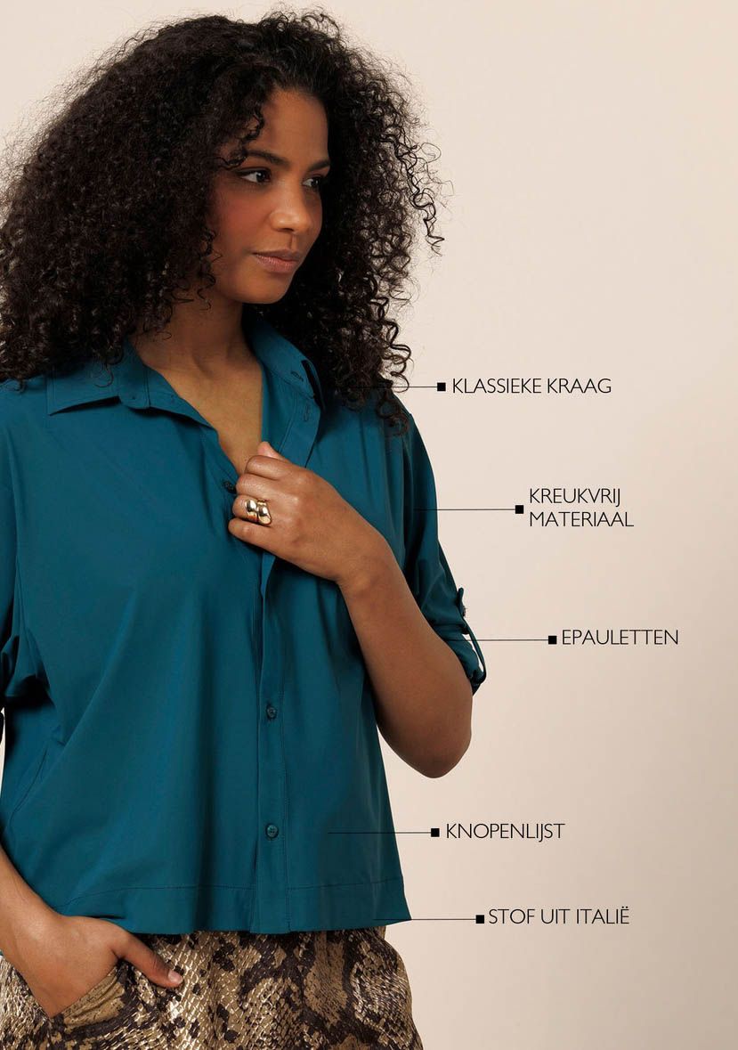 STUDIO ANNELOES - BLOUSE - Groen