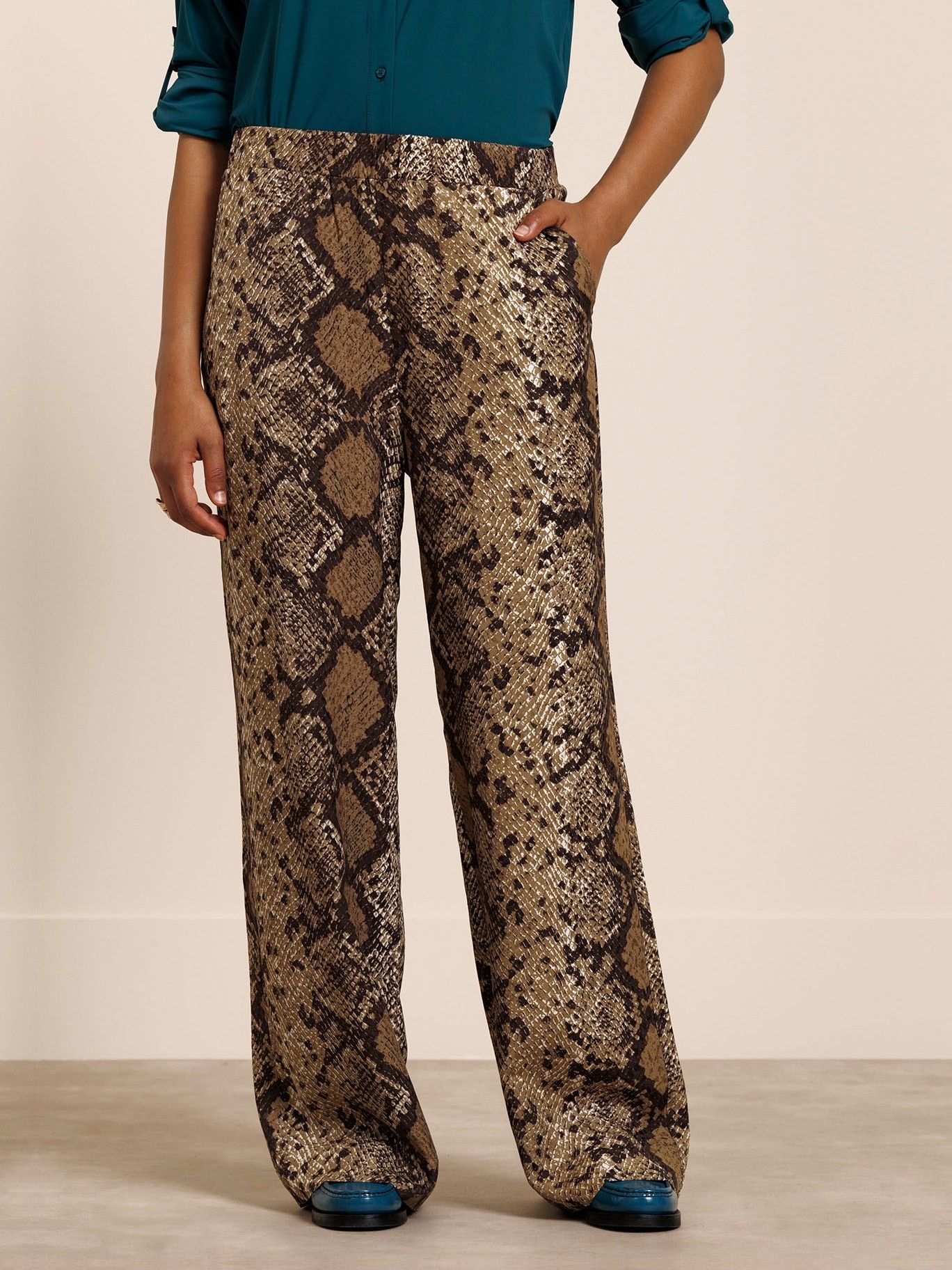 STUDIO ANNELOES - BROEK - Bruin