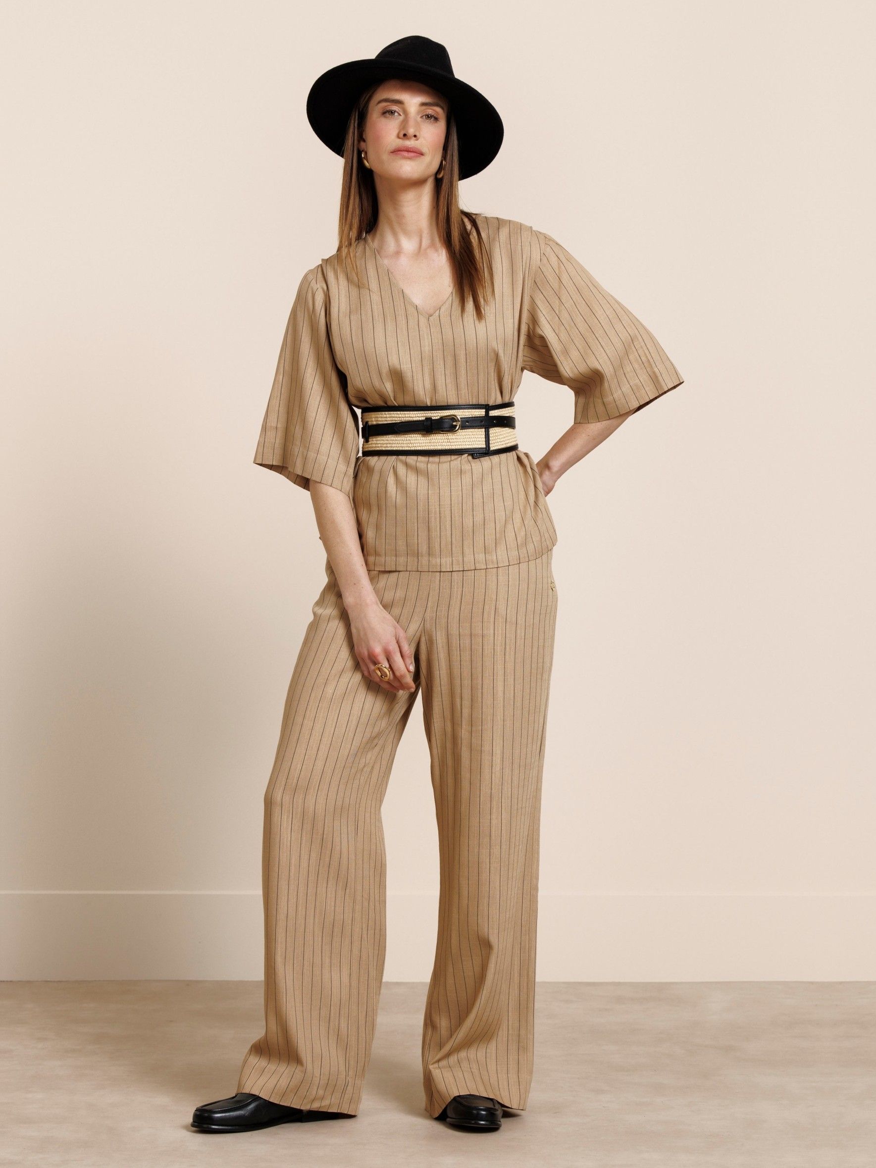 STUDIO ANNELOES - BLOUSE - Beige