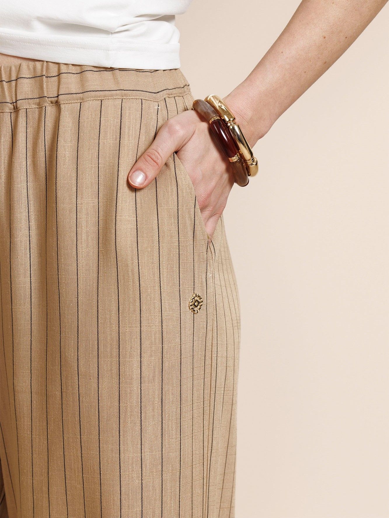 STUDIO ANNELOES - BROEK - Beige