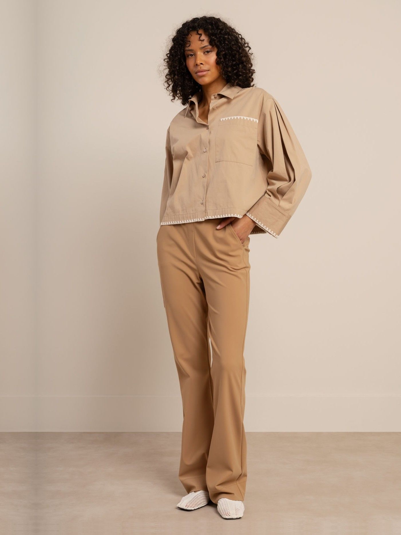 STUDIO ANNELOES - BLOUSE - Beige