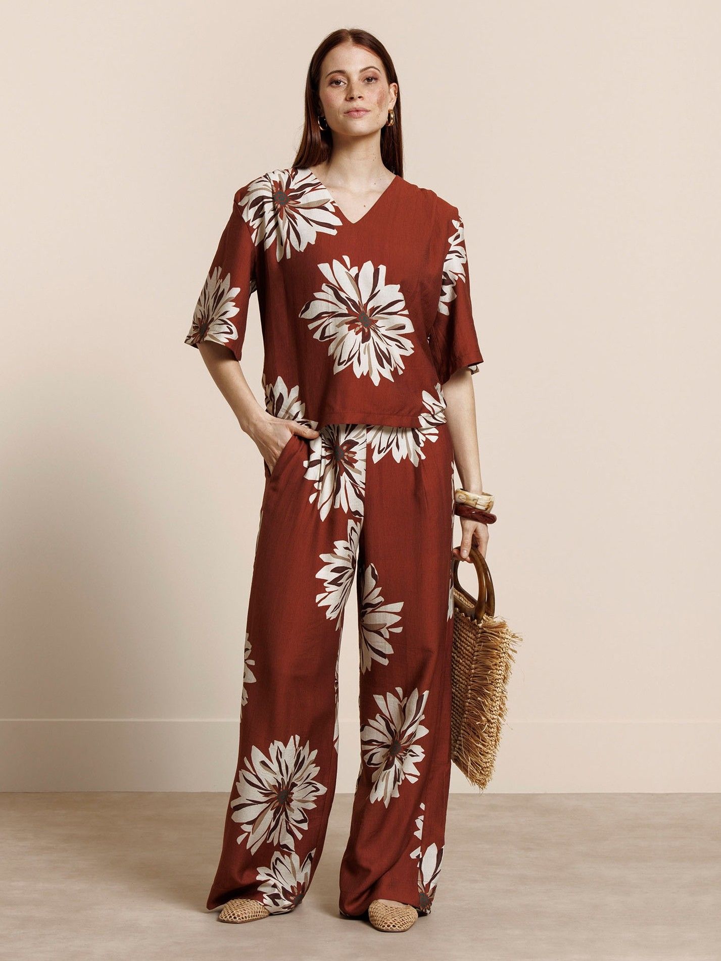 STUDIO ANNELOES - BLOUSE - Bruin
