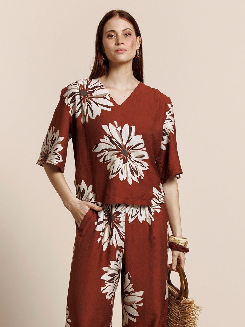 STUDIO ANNELOES - BLOUSE - Bruin
