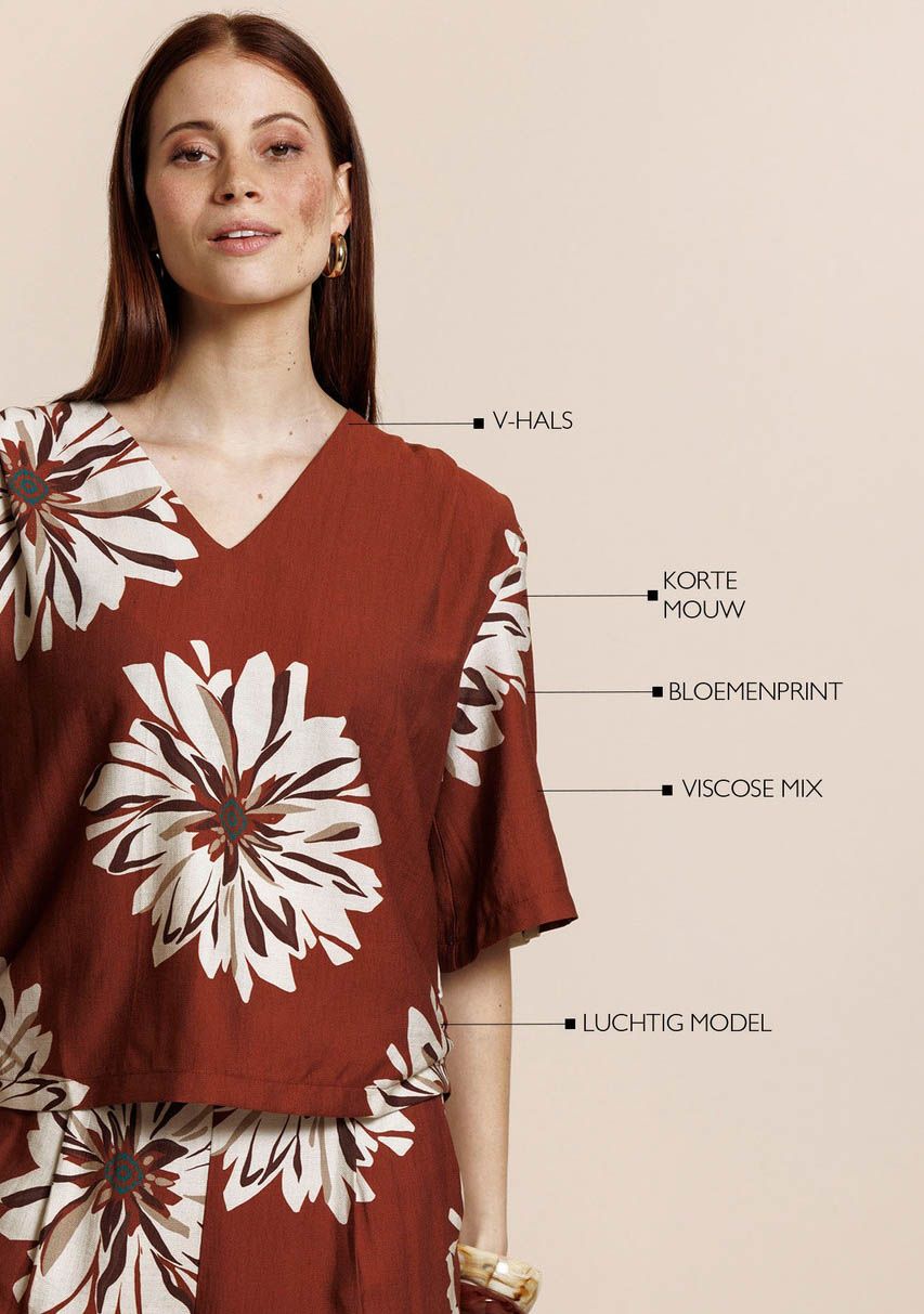 STUDIO ANNELOES - BLOUSE - Bruin
