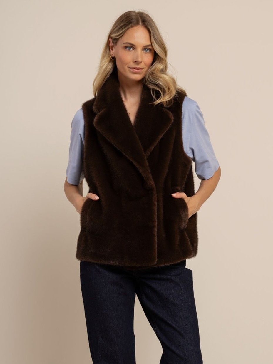 STUDIO ANNELOES - GILET - Bruin