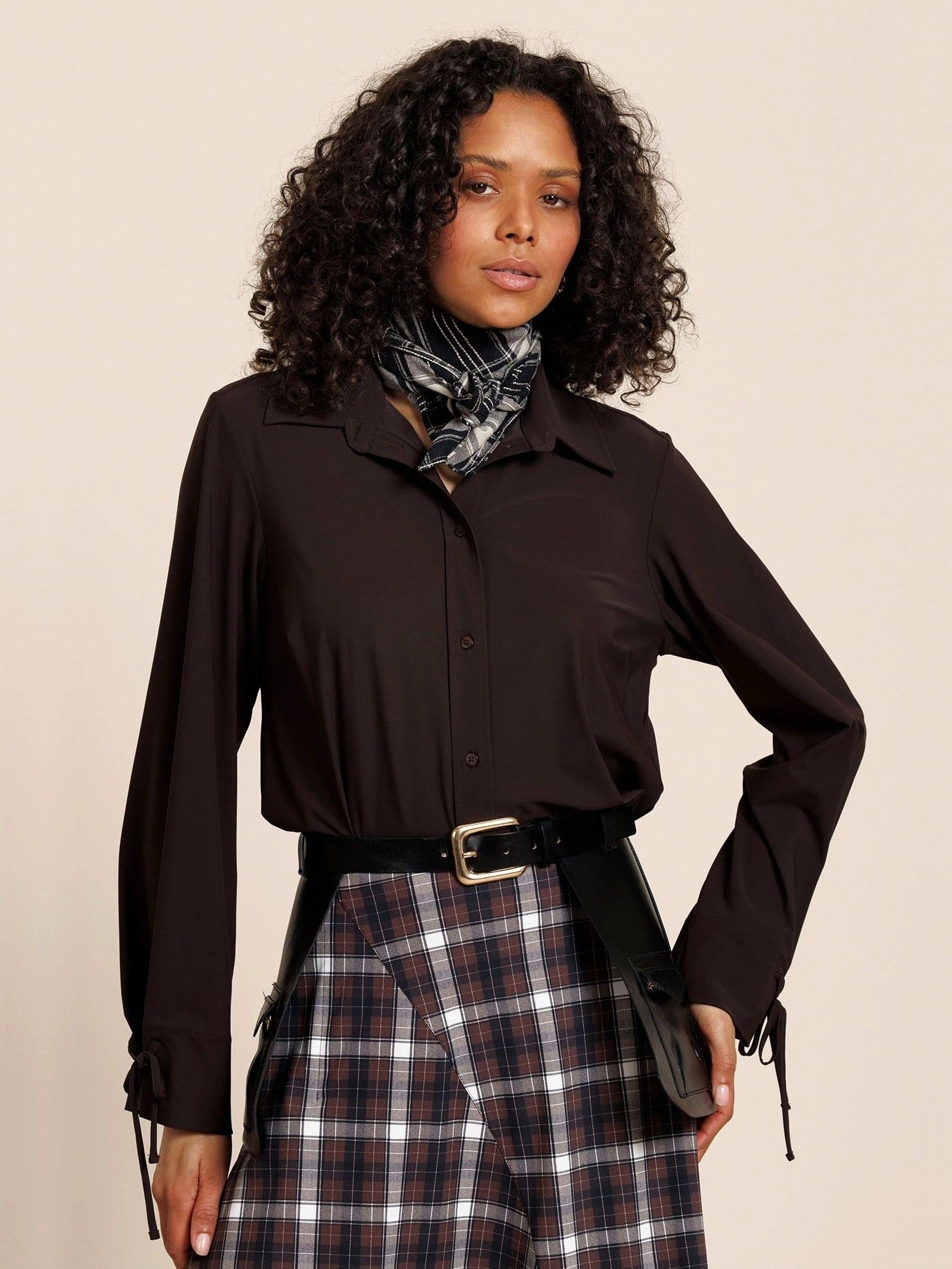 STUDIO ANNELOES - BLOUSE - Bruin
