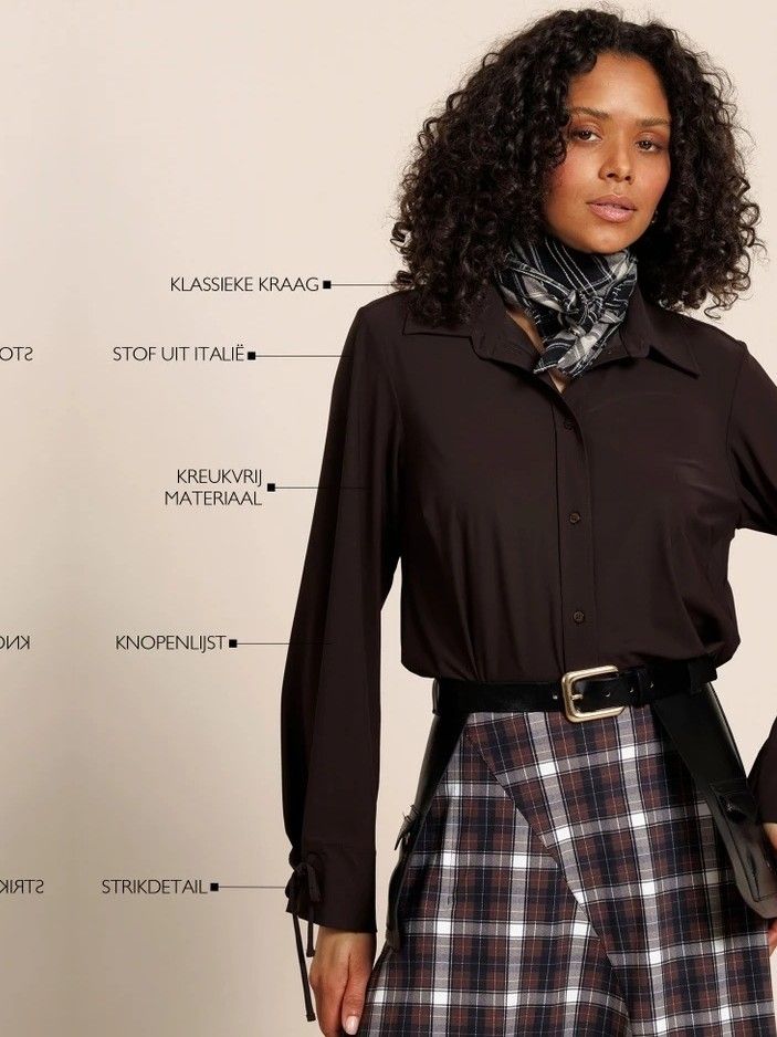 STUDIO ANNELOES - BLOUSE - Bruin