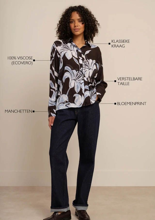 STUDIO ANNELOES - BLOUSE - Blauw