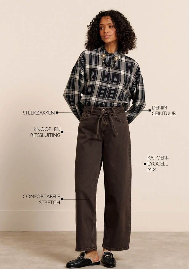 STUDIO ANNELOES - JEANS - Bruin
