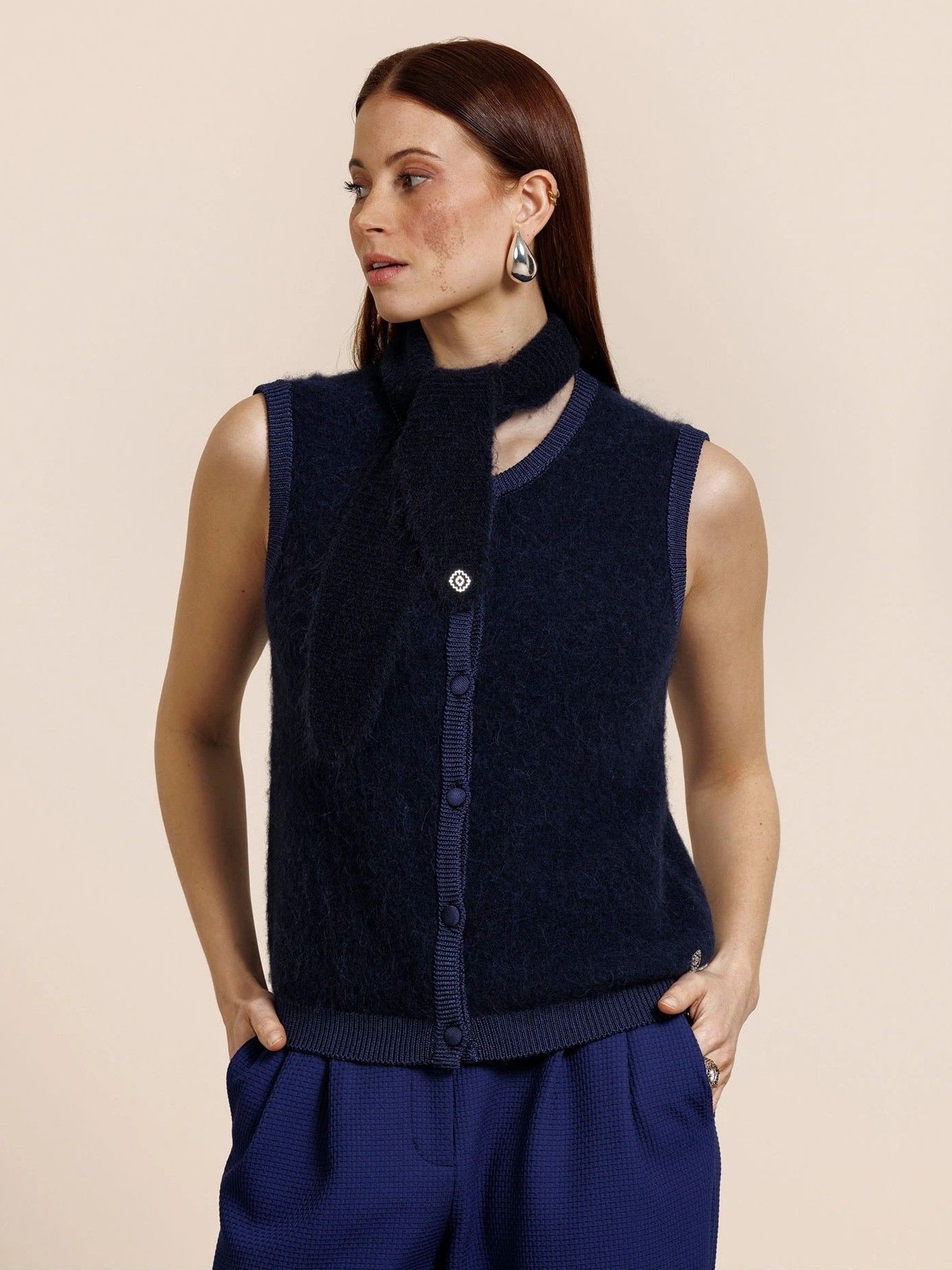 STUDIO ANNELOES - GILET - Blauw