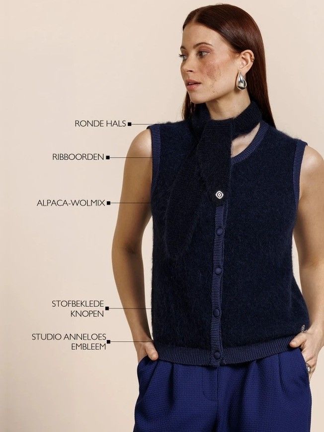 STUDIO ANNELOES - GILET - Blauw