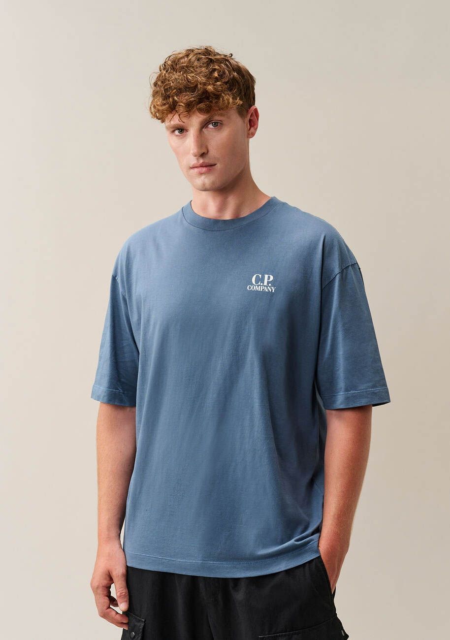 C.P. COMPANY - TSHIRT - Blauw