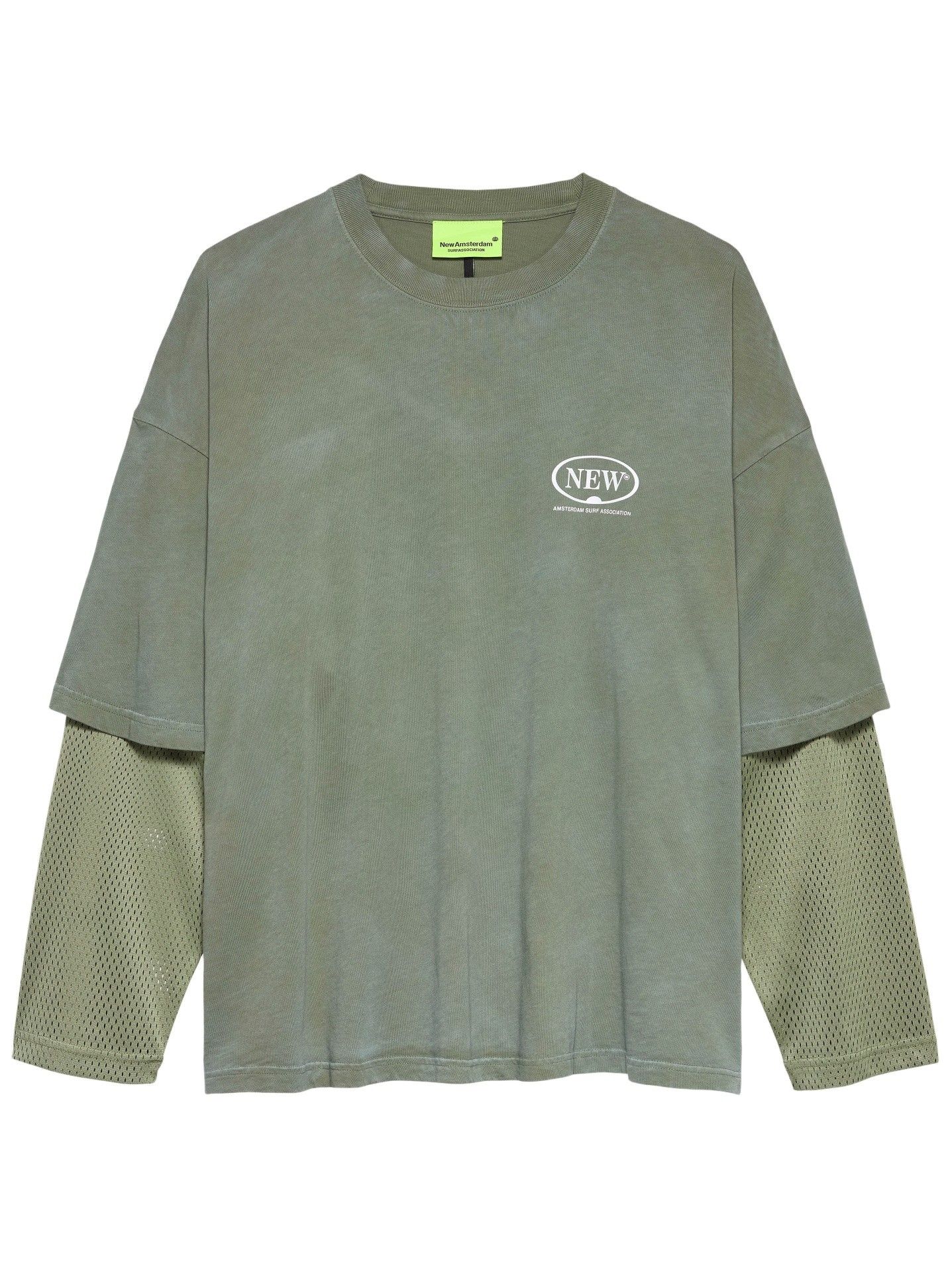 NEW AMSTERDAM SURF ASSOCIATION - TSHIRT - Groen