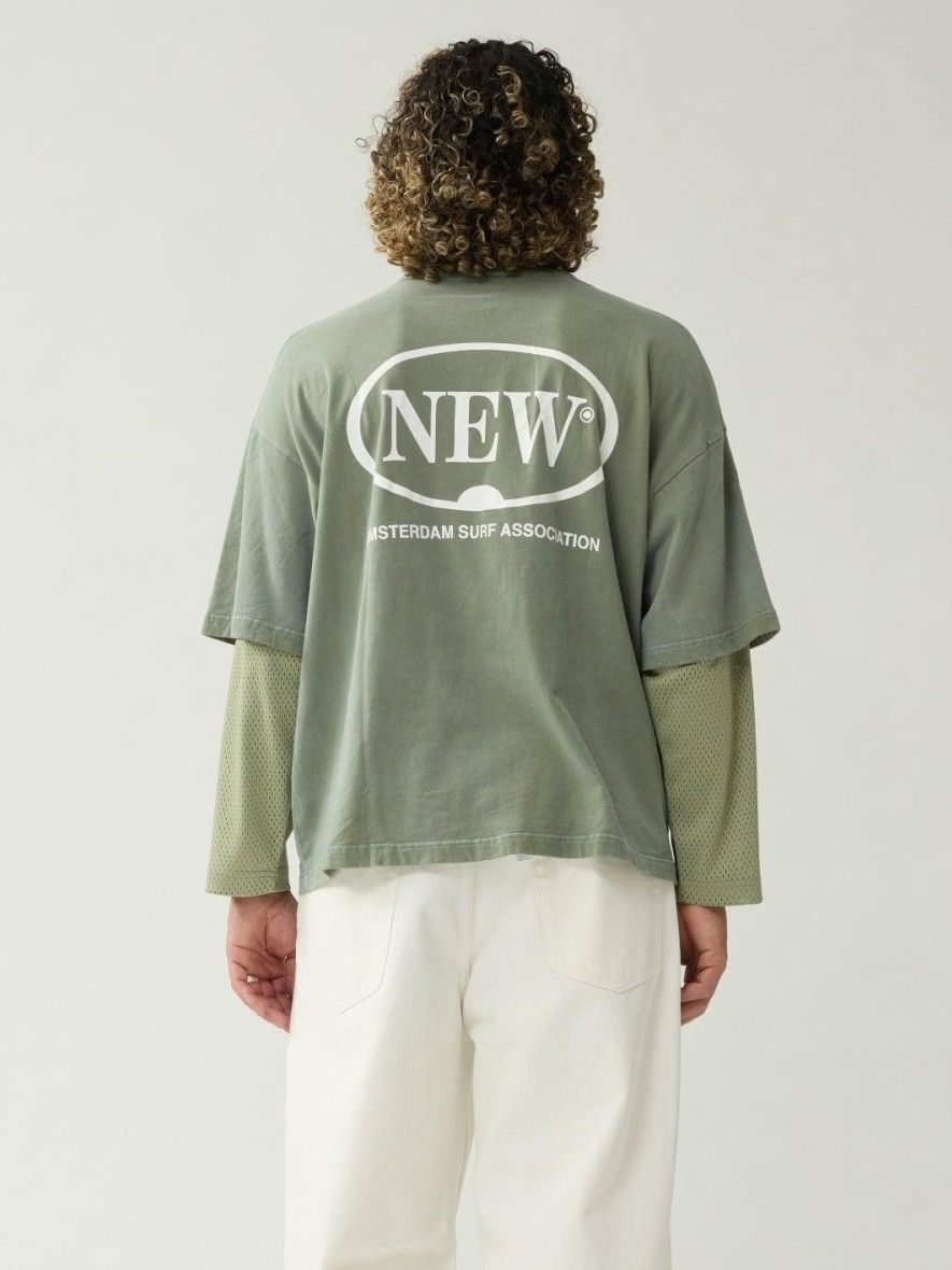 NEW AMSTERDAM SURF ASSOCIATION - TSHIRT - Groen