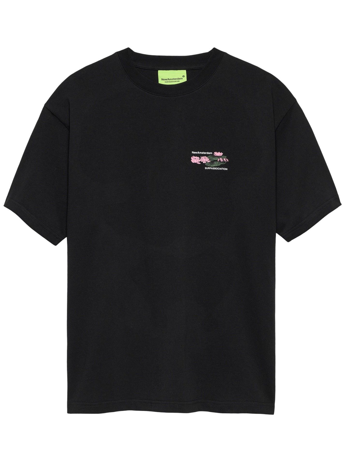 NEW AMSTERDAM SURF ASSOCIATION - TSHIRT - Zwart