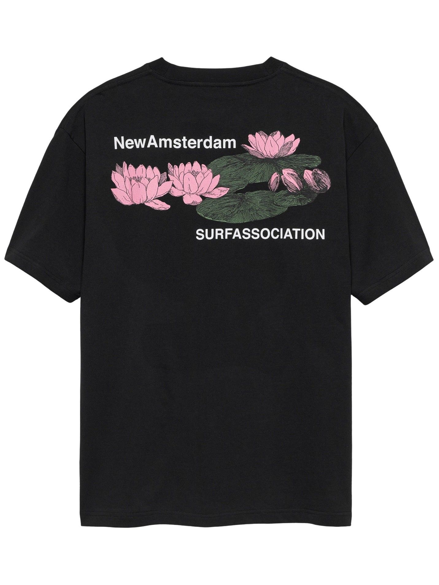 NEW AMSTERDAM SURF ASSOCIATION - TSHIRT - Zwart