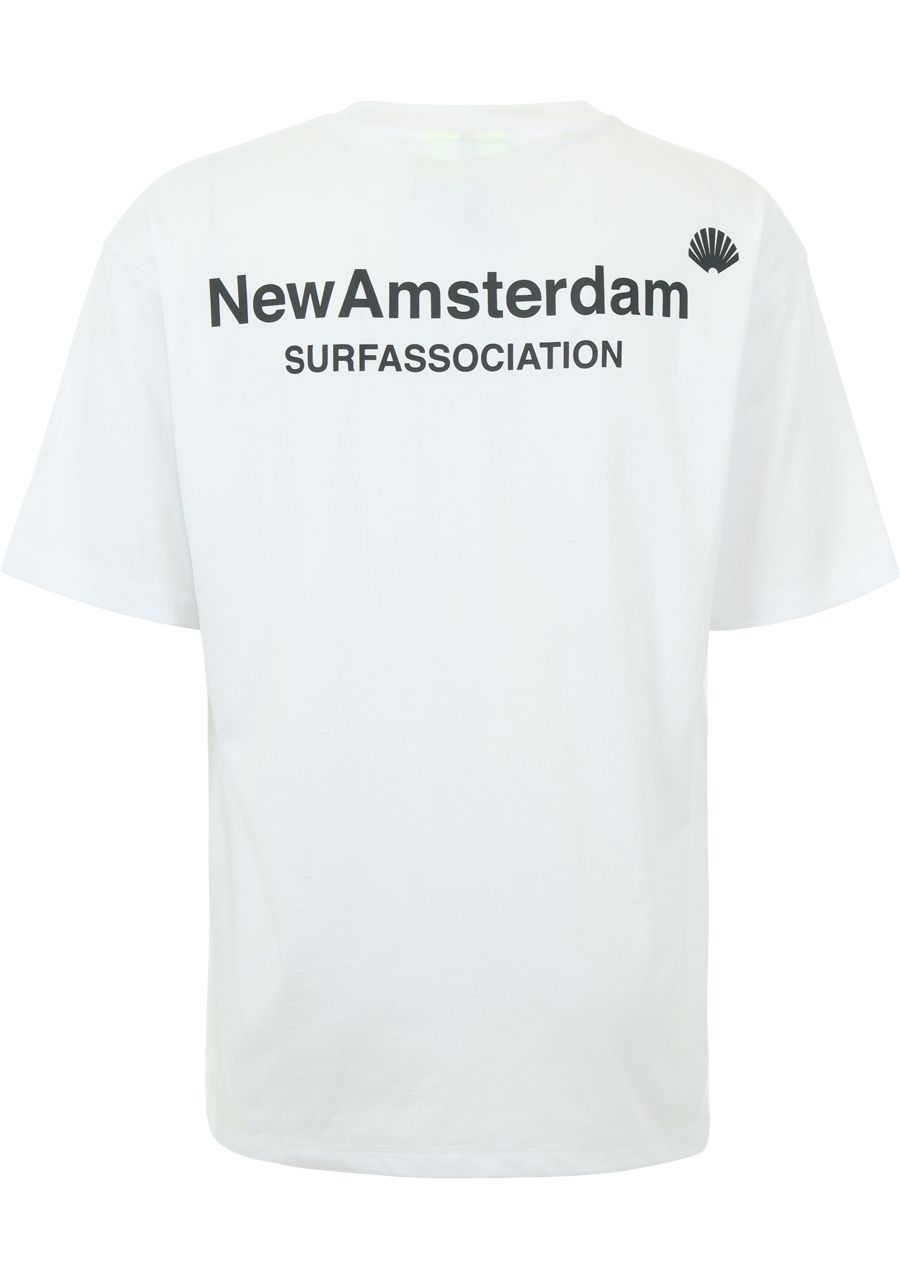 NEW AMSTERDAM SURF ASSOCIATION - TSHIRT - Wit